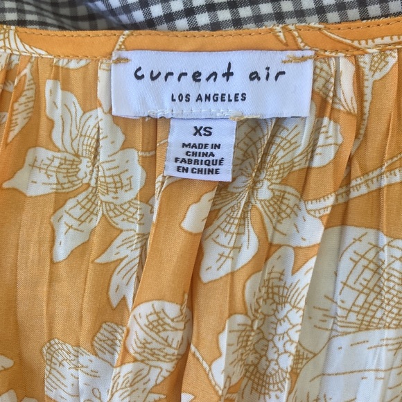 Current Air Los Angeles Sereia Midi Dress - Marigold with floral print - Picture 2 of 7